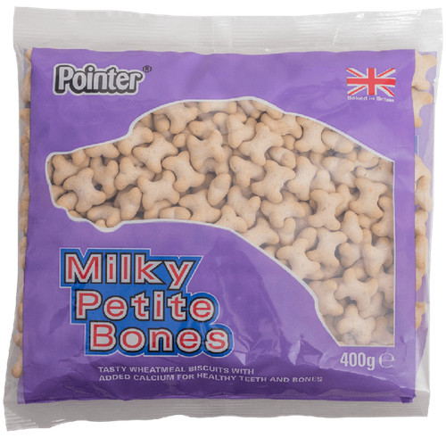 Pointer dog treats milky bones - dog,