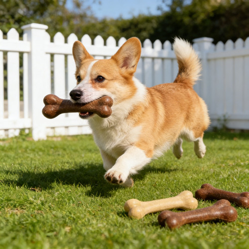 Indestructible dog bone chew - indestructible,