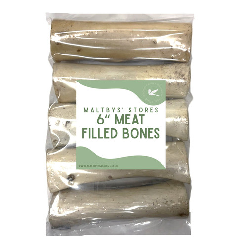 Meat filled bones - 6",