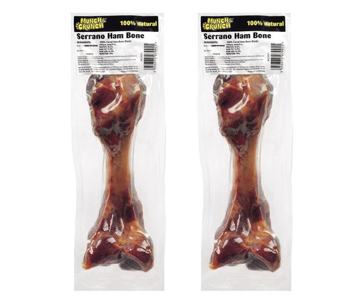 Serrano ham bones double - bones,