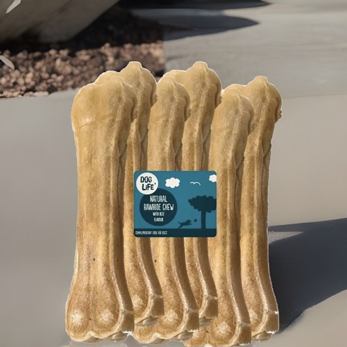 Hide pressed bones natural - hide,