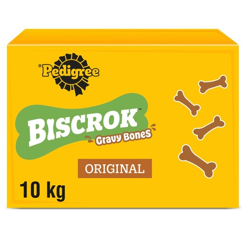 10kg pedigree biscrok gravy - pedigree,