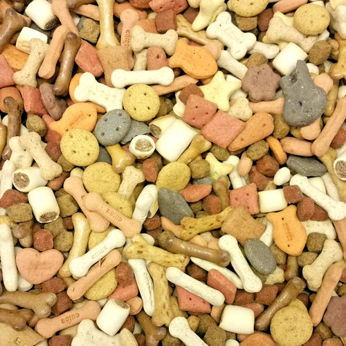 Mixed dog biscuits - mixed,