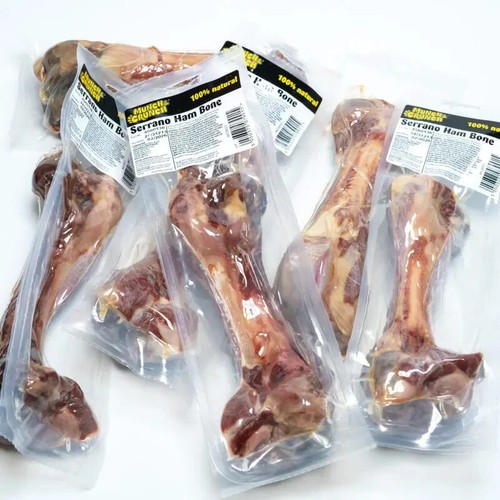 Large serrano ham bone dog - ham,